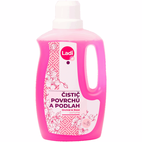 Ladi Plus čistič podlah a povrchů Orchid and rose