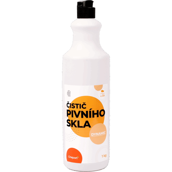 Dynamic čistič pivního skla